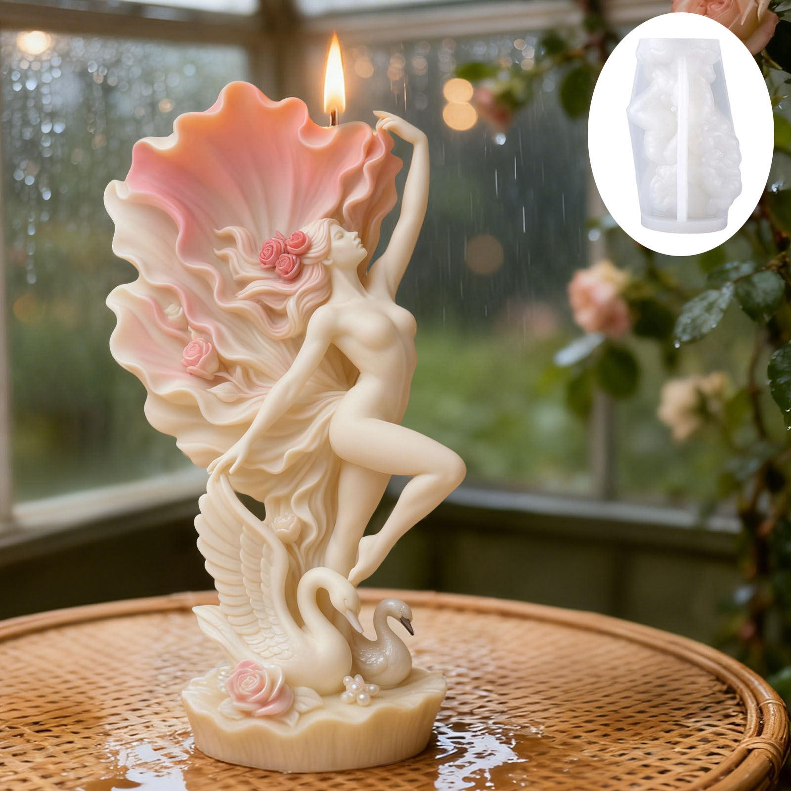 Scented Candle Luxury - Elegante molde para velas de bailarina
