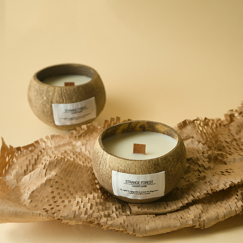 Scented Candle Luxury - Vela de aromaterapia de cáscara de