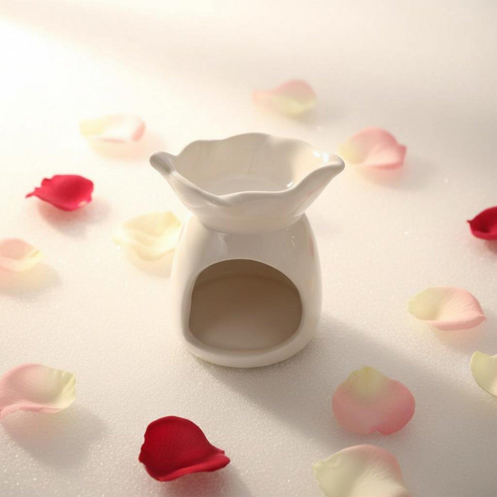 Scented Candle Luxury - Portavelas de Cerámica para Aceites Esenciales,