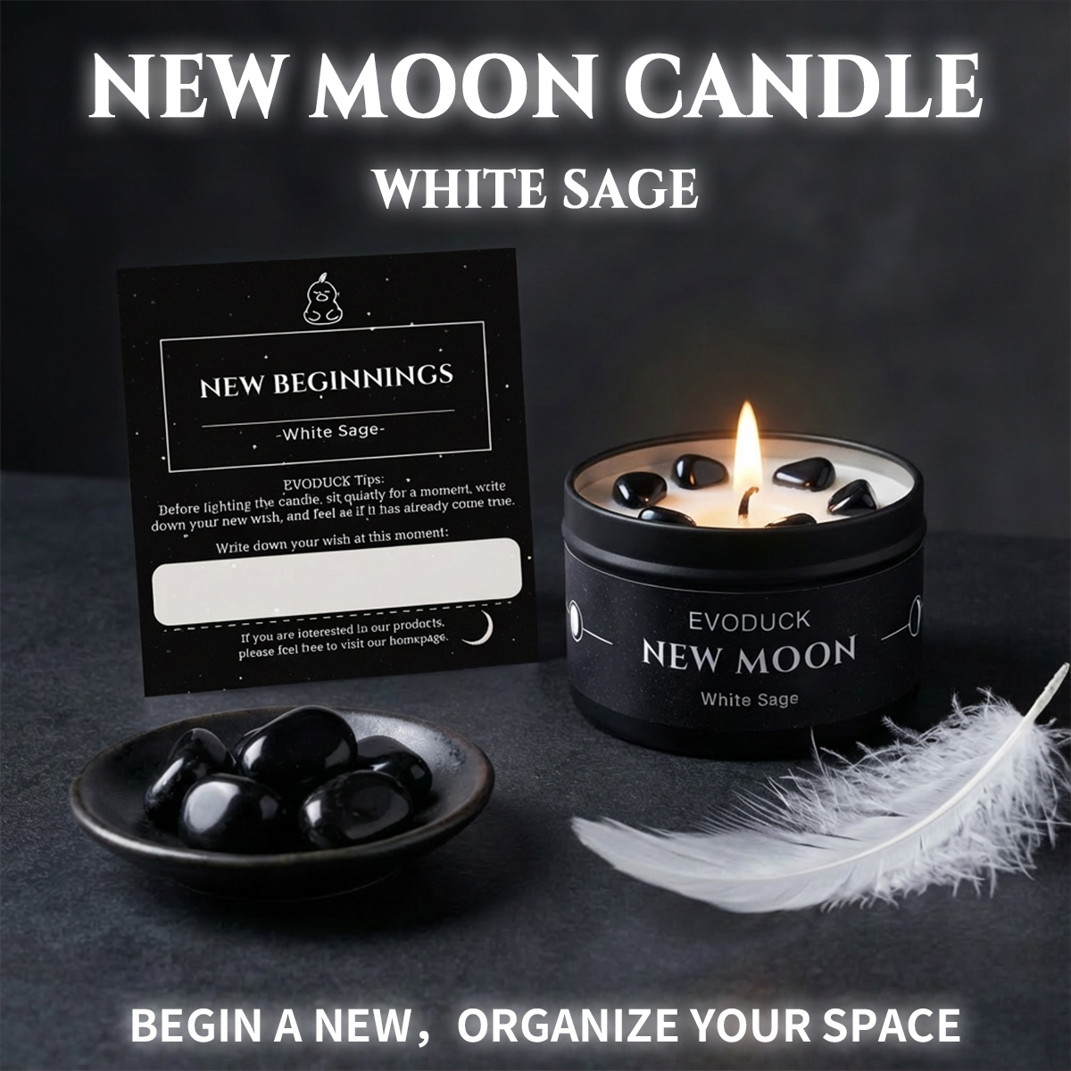 Vela Aromática Luna Nueva de 3 - Scented Candle Luxury reseña y precio