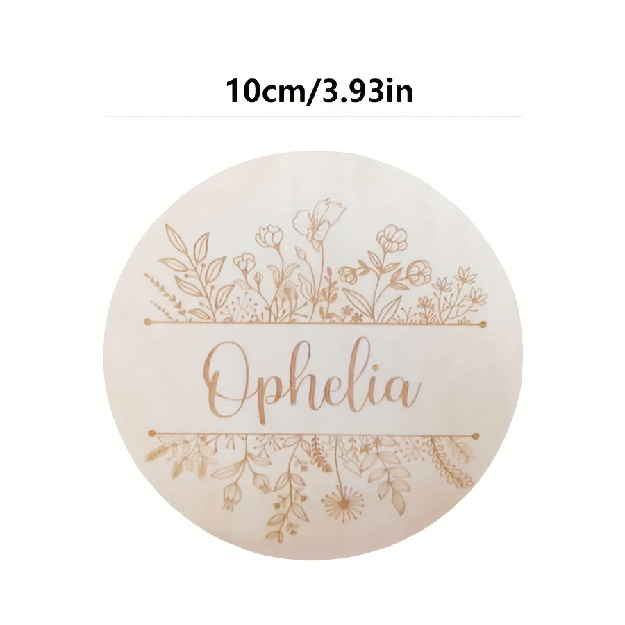 Placa con Nombre Grabado Flora - Personalized Engraved Gift reseña y precio