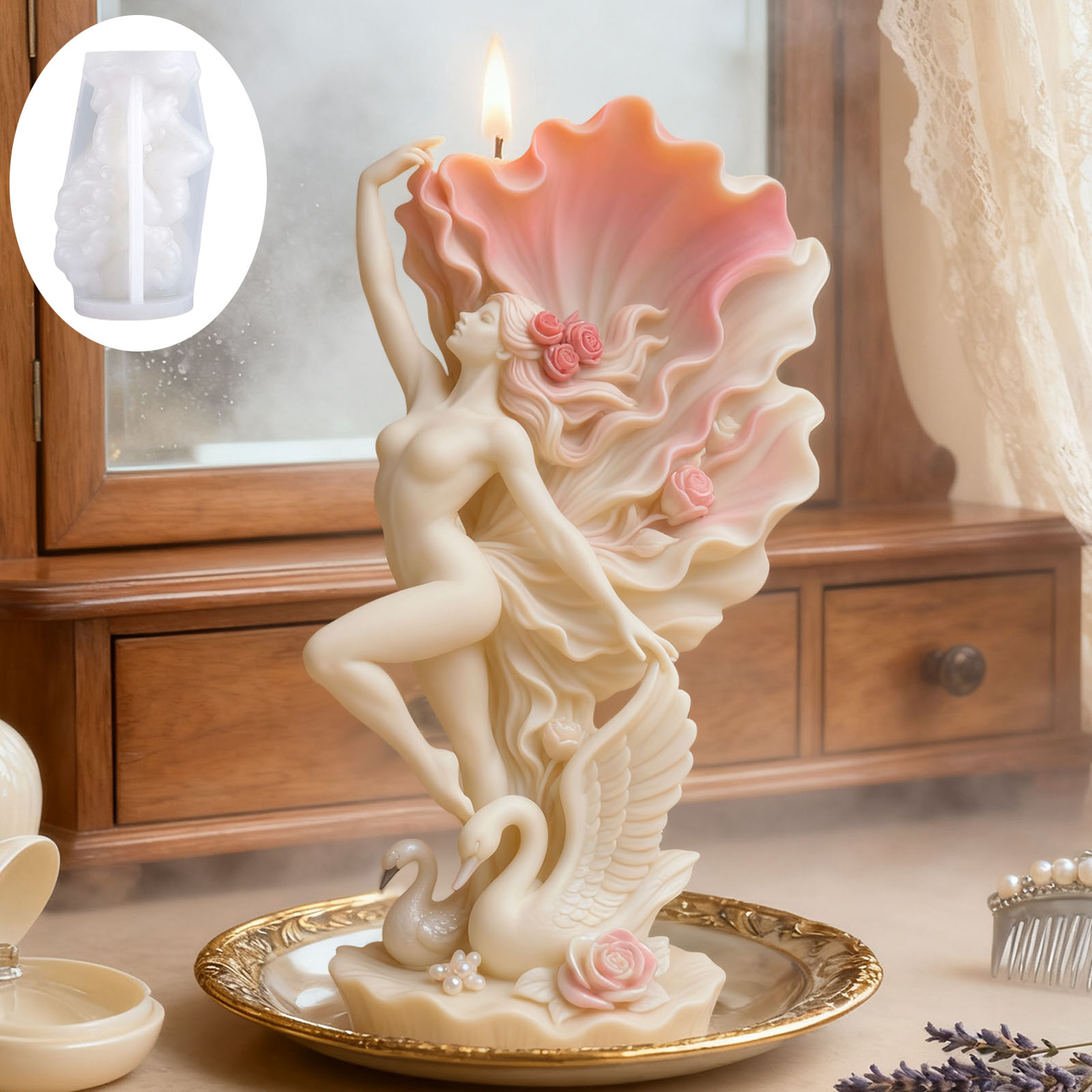 Elegante molde para velas de b - Scented Candle Luxury reseña y precio