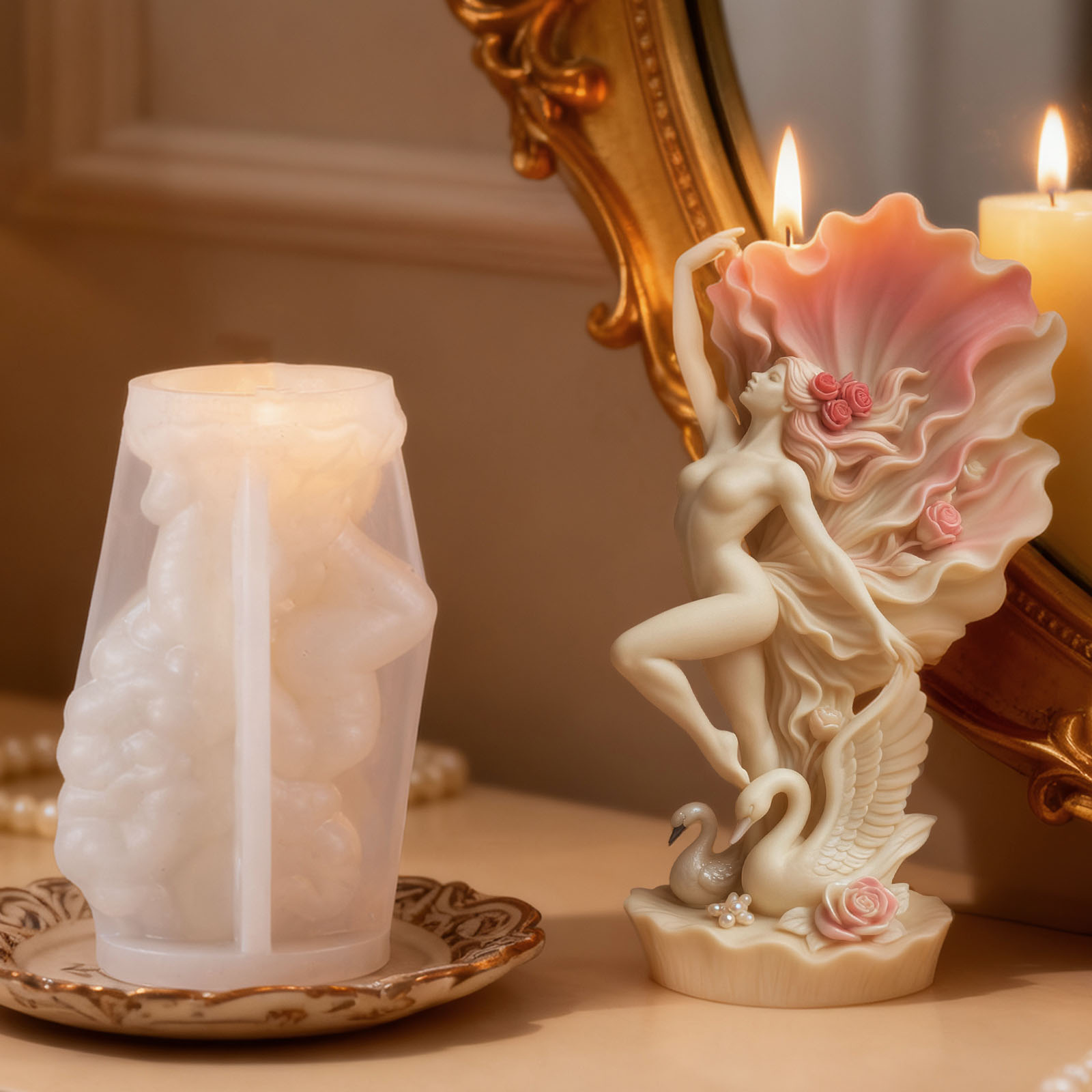 Elegante molde para velas de b - Scented Candle Luxury reseña y precio