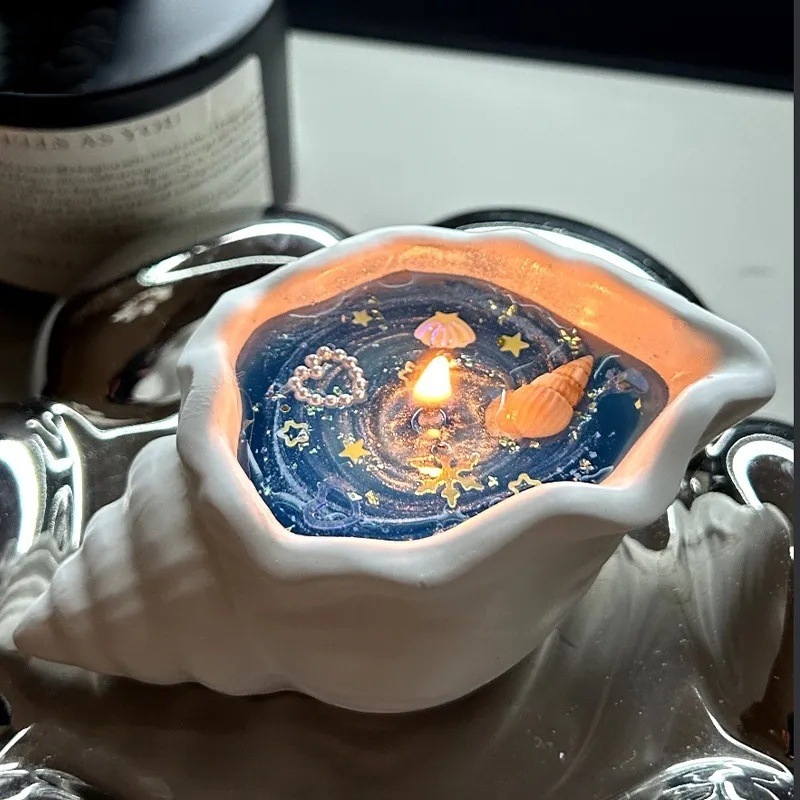 Adorno de Concha de Yeso para  - Scented Candle Luxury reseña y precio