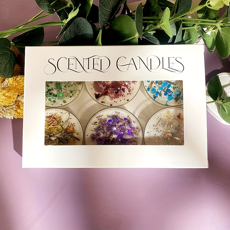 Juego de 6 velas perfumadas, p - Scented Candle Luxury reseña y precio
