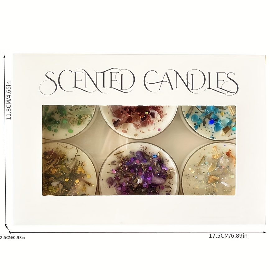 Juego de 6 velas perfumadas, p - Scented Candle Luxury reseña y precio