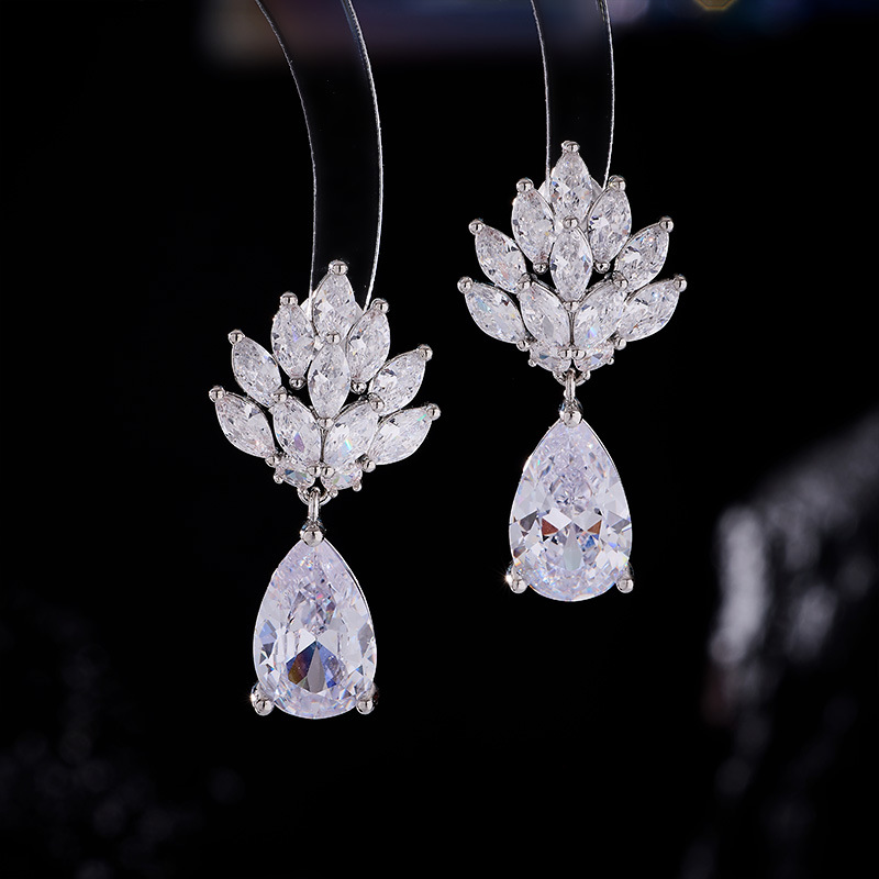 Nuevo Pendientes de gota de ag - Luxury Lifestyle Goods reseña y precio