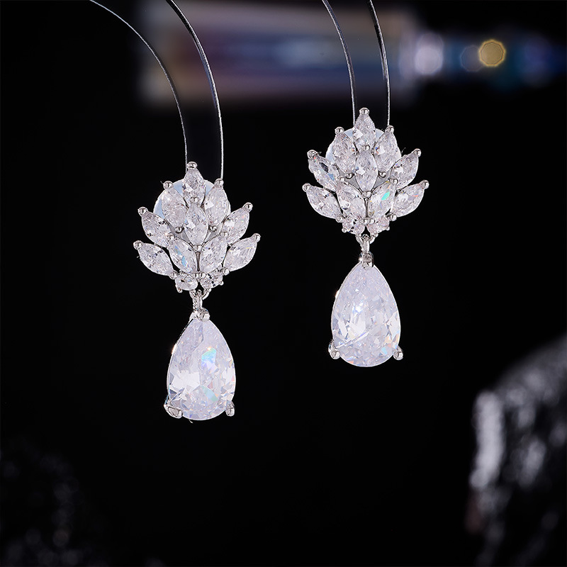 Nuevo Pendientes de gota de ag - Luxury Lifestyle Goods reseña y precio