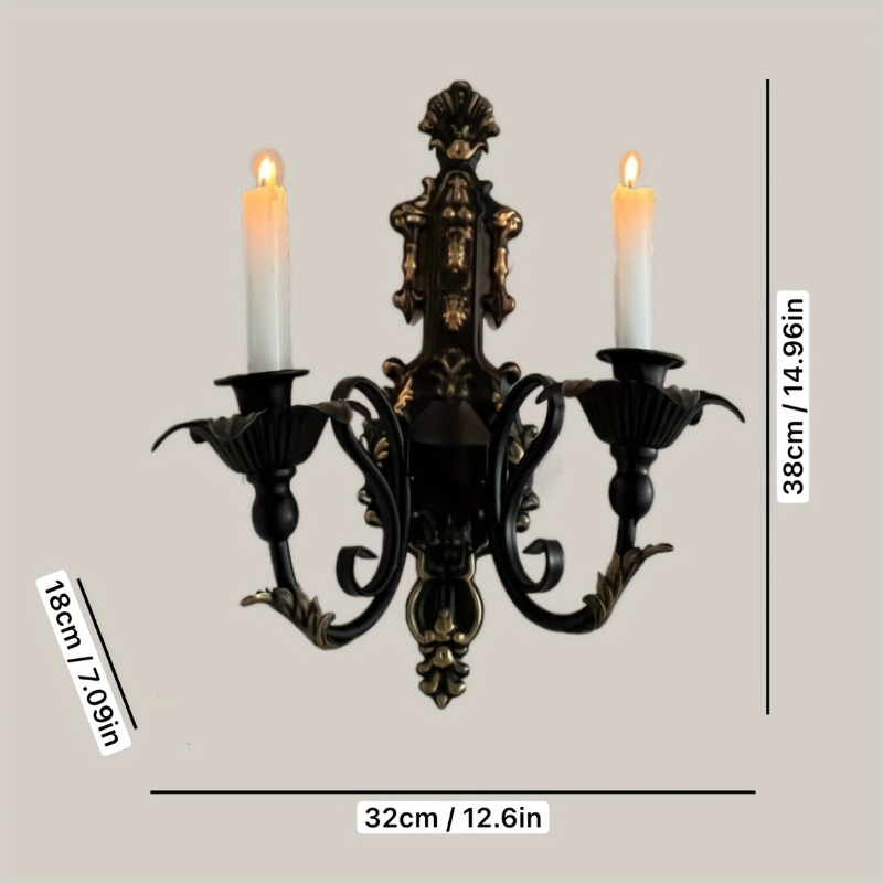 Candelabro antiguo de hierro m - Scented Candle Luxury reseña y precio
