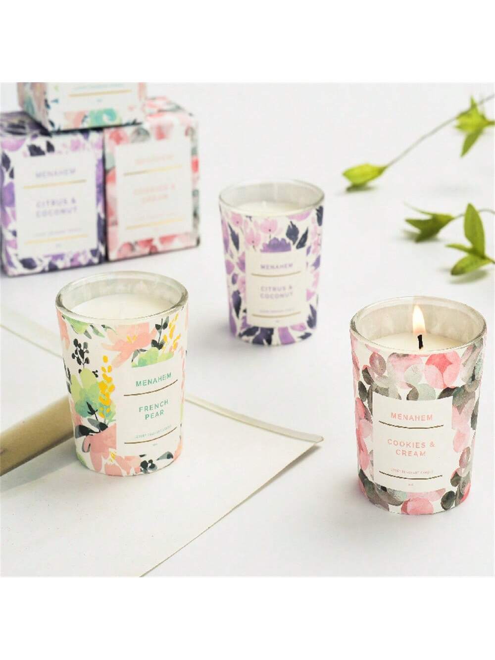 Velas Aromáticas de Cera de So - Scented Candle Luxury reseña y precio