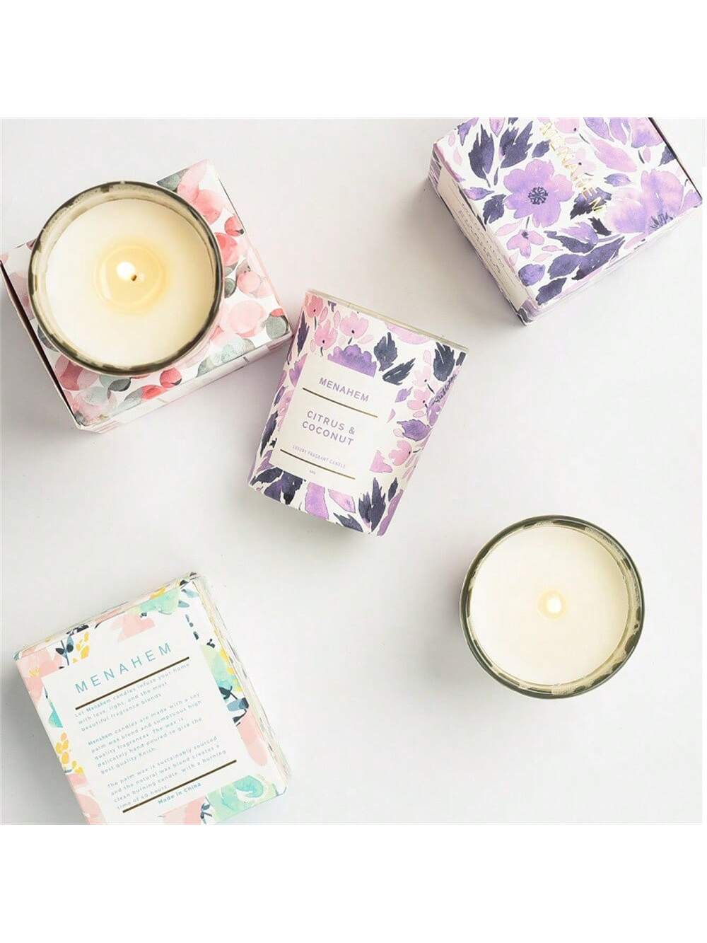 Velas Aromáticas de Cera de So - Scented Candle Luxury reseña y precio