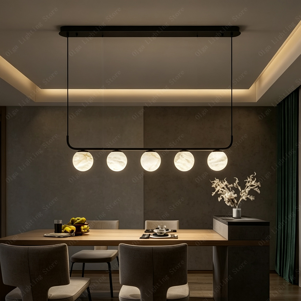 Lámpara Colgante Lineal de Bol - Luxury Lifestyle Hotel reseña y precio